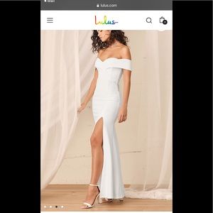 White Lulus dress